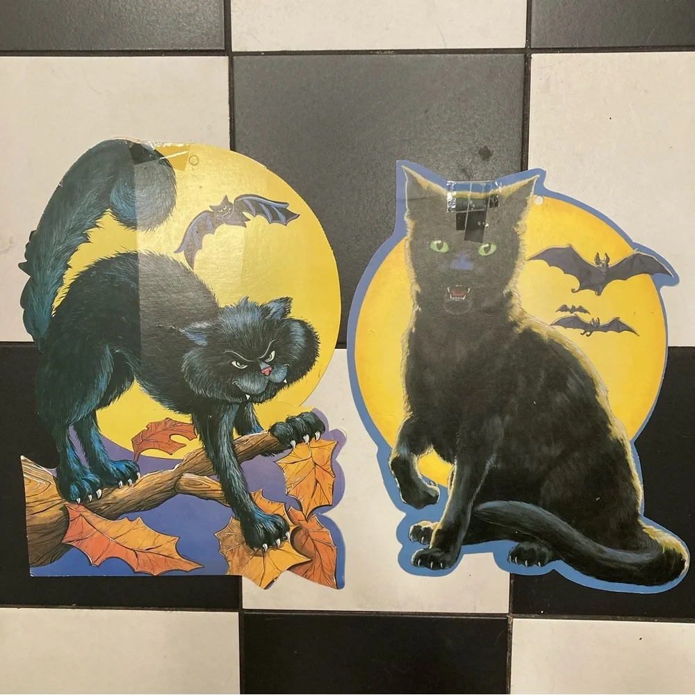 Vintage halloween classroom